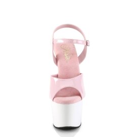 Pleaser ADORE-709 Plateau Sandaletten Lack Rosa...