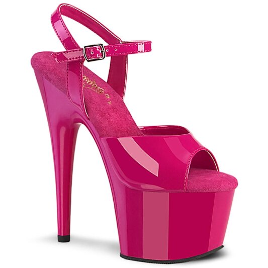 Pleaser ADORE-709 Plateau Sandaletten Lack Pink EU-35 / US-5
