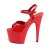 Pleaser ADORE-709 Plateau Sandaletten Rot EU-38 / US-8