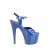 Pleaser ADORE-709 Plateau Sandaletten Lack Blau EU-35 / US-5