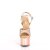 Pleaser ADORE-709HM Plateau Sandaletten Holo Chrom Rose-Gold EU-40 / US-10