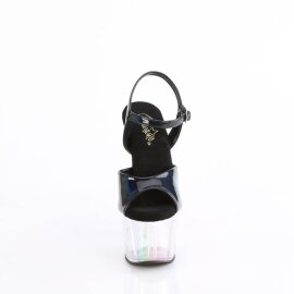 Pleaser ADORE-709HT Plateau Sandaletten Holo Schwarz...