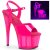 Pleaser ADORE-709UVT Plateau Sandaletten Neon Pink EU-37 / US-7