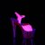 Pleaser ADORE-709UVT Plateau Sandaletten Neon Pink EU-37 / US-7