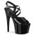 Pleaser ADORE-724 Plateau Sandaletten Lack Schwarz EU-41 / US-11