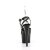 Pleaser ADORE-724 Plateau Sandaletten Lack Schwarz EU-36 / US-6