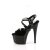 Pleaser ADORE-724 Plateau Sandaletten Lack Schwarz EU-37 / US-7