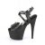 Pleaser ADORE-724 Plateau Sandaletten Kunstleder Schwarz EU-41 / US-11