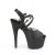Pleaser ADORE-724 Plateau Sandaletten Kunstleder Schwarz EU-41 / US-11