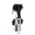 Pleaser ADORE-724F Plateau Sandaletten Transparent Schwarz EU-35 / US-5
