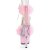 Pleaser ADORE-724F Plateau Sandaletten Transparent Rosa EU-35 / US-5