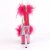 Pleaser ADORE-724F Plateau Sandaletten Transparent Pink EU-35 / US-5