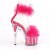 Pleaser ADORE-724F Plateau Sandaletten Transparent Pink EU-35 / US-5