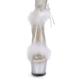 Pleaser ADORE-724F Plateau Sandaletten Transparent...