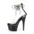 Pleaser ADORE-724RS Plateau Sandaletten Strass Transparent Schwarz EU-35 / US-5