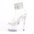 Pleaser ADORE-724RS Plateau Sandaletten Strass Transparent EU-35 / US-5