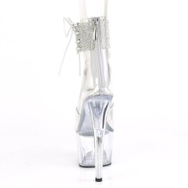 Pleaser ADORE-724RS Plateau Sandaletten Strass Transparent EU-37 / US-7