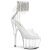 Pleaser ADORE-724RS Plateau Sandaletten Strass Transparent EU-37 / US-7