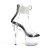 Pleaser ADORE-724RS Plateau Sandaletten Strass Transparent EU-40 / US-10