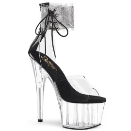 Pleaser ADORE-724RS Plateau Sandaletten Strass...