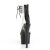 Pleaser ADORE-727RS Plateau Sandaletten Strass Transparent Schwarz EU-39 / US-9