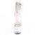 Pleaser ADORE-727RS Plateau Sandaletten Strass Transparent Silber EU-35 / US-5
