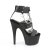 Pleaser ADORE-761 Plateau Sandaletten Kunstleder Schwarz EU-36 / US-6