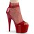 Pleaser ADORE-765RM Plateau Sandaletten Mesh Lack Rot EU-35 / US-5