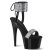 Pleaser ADORE-770 Plateau Sandaletten Lack Strass Schwarz EU-35 / US-5