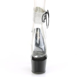 Pleaser ADORE-791-2RS Plateau Sandaletten Lack Strass...
