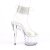 Pleaser ADORE-791-2RS Plateau Sandaletten Lack Strass Transparent EU-39 / US-9