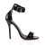 Pleaser AMUSE-10 Sandaletten Lack Schwarz EU-36 / US-6