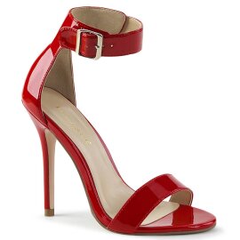Pleaser AMUSE-10 Sandaletten Lack Rot EU-39 / US-9