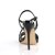 Pleaser AMUSE-13 Sandaletten Lack Schwarz EU-35 / US-5