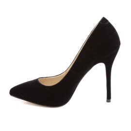 Pleaser AMUSE-20 Pumps Samt Schwarz EU-39 / US-9