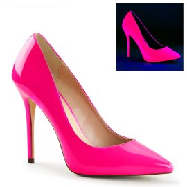 Pleaser AMUSE-20 Pumps Lack Neon Pink EU-41 / US-11