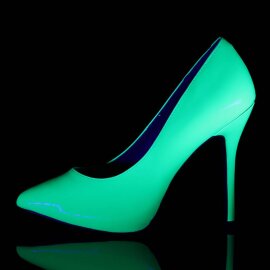 Pleaser AMUSE-20 Pumps Lack Neon Grün EU-40 / US-10