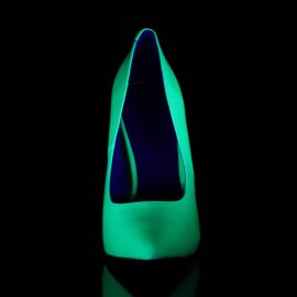 Pleaser AMUSE-20 Pumps Lack Neon Grün EU-39 / US-9