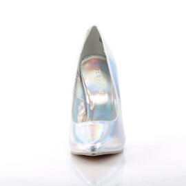 Pleaser AMUSE-20 Pumps Holo Silber EU-35 / US-5