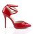 Pleaser AMUSE-25 Pumps Lack Rot EU-42 / US-12