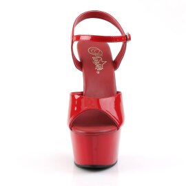 Pleaser ASPIRE-609 Plateau Sandaletten Lack Rot EU-41 /...