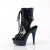 Pleaser BEJEWELED-1016-6 Plateau Stiefeletten Holo Strass Schwarz EU-35 / US-5