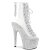 Pleaser BEJEWELED-1016C-2-7 Plateau Stiefeletten Strass Transparent Silber EU-35 / US-5