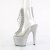 Pleaser BEJEWELED-1016C-2-7 Plateau Stiefeletten Strass Transparent Silber EU-38 / US-8