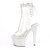 Pleaser BEJEWELED-1018C-2RS Plateau Stiefeletten Strass Transparent Silber EU-35 / US-5