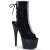 Pleaser BEJEWELED-1018DM-7 Plateau Stiefeletten Holo Strass Schwarz EU-41 / US-11