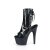 Pleaser BEJEWELED-1018DM-7 Plateau Stiefeletten Holo Strass Schwarz EU-41 / US-11
