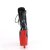 Pleaser BEJEWELED-1020-7 Plateau Stiefeletten Holo Strass Schwarz Rot EU-35 / US-5