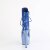 Pleaser BEJEWELED-1020-7 Plateau Stiefeletten Holo Strass Blau EU-36 / US-6