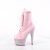 Pleaser BEJEWELED-1020-7 Plateau Stiefeletten Holo Strass Rosa EU-37 / US-7